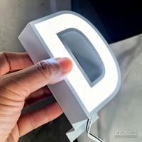 Prix d'usine en gros, lettres lumineuses 3D LED sur mesure, enseigne à lettres lumineuses étanche IP65 pour les entreprises automobiles et les parcs