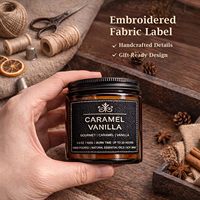 Oshine 8er-Pack Sojawachs Duftkerzen Geschenkset Bernsteinfarbene Gläser Aromatherapie-Kerzen für Bad Yoga Stressabbau Heimdekoration