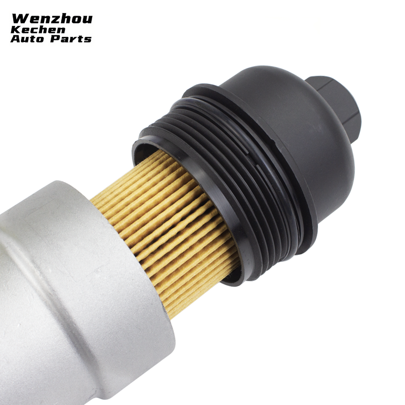 New 11428596283 Oil Filter Housing Assembly & 11428576429 Aluminum Alloy Modified Oil Cooler for BMW B48 Engine Engine Parts Filter Parts Image 5