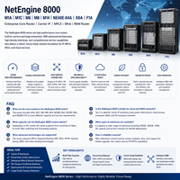 Routeur central d'entreprise NetEngine 8000 M1A M1C M6 M8 M14 NE40E-X4A X8A F1A, routeur IP MPLS SRv6 WAN pour opérateurs