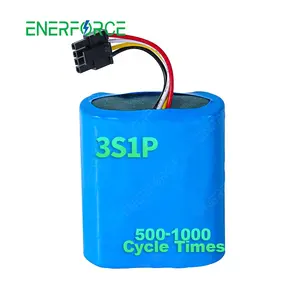 Batterie lithium-ion de haute qualité 3S1P 3.7v 18650 batterie au lithium