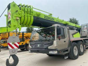 Grue sur camion Zoomlion 80t d'occasion de haute qualité, grue mobile de 80 tonnes, homologuée EPA - Product Image 3