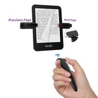Accesorios para Kindle, Control Remoto Inalámbrico Portátil para Pasar Páginas de Libros Electrónicos, Obturador de Cámara para Fotografía