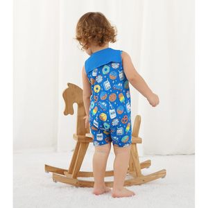 Tutina Estiva Personalizzata per Neonati Maschi, Senza Maniche, con Chiusura a Bottoni, in Viscosa di Bambù, 3-24 Mesi - Product Image 5