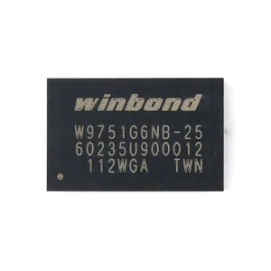 HXC W9751G6NB-25 TR VFBGA-84(8x12.5) DDR SDRAM IC วงจรรวม ไอซี DDR SDRAM ชิปหน่วยความจำ IC - Product Image 1