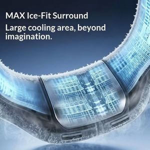 Semiconductor <b>Neck</b> <b>Portable</b> Mini Hands-Free Wearable <b>Fan</b> Outdoor Travel Office Home Use Silent Personal Cooling - Product Image 3