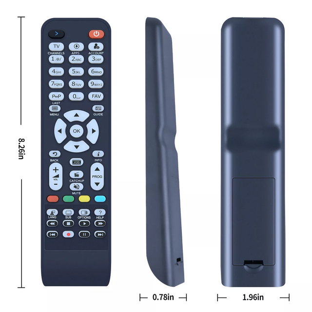 New Arrival Replacement SP-110 Remote Control for SETPLEX IPTV 4K Box STB with Rolling Code & Fixed Code ABS Material