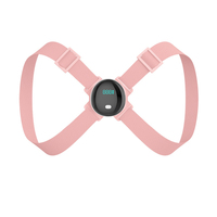 Correcteur de posture intelligent portable à écran LCD, ceinture de soutien électrique pour le haut du dos avec rappel par vibration, CE/ISO