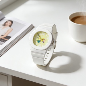 Reloj de Cuarzo con Diseño de Corazón de Dibujos Animados, Moda 2026, Correa de Plástico Informal, Resistente al Agua 3ATM, Reloj para Estudiantes, Reloj para Mujer - Product Image 6
