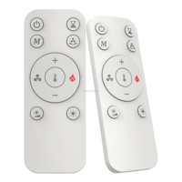 Control remoto IR de 11 teclas personalizado OEM ODM comunicación inalámbrica RF compatible con control de velocidad para ventilador electrónico