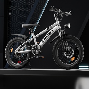 Freins à double disque <span class=keywords><strong>18</strong></span> "20" 22 "24" Vélos de montagne à vitesse variable pour enfants Pédale ordinaire avec fourche en aluminium - Product Image 3
