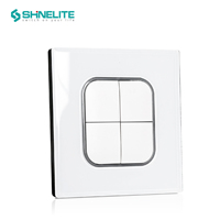 Interruptor de luz de pared cuadrado con botón pulsador, 1/2 interruptor, 13A, enchufe con interruptor, UKCA, CE, CB, GCC, para Reino Unido, Irlanda, Arabia Saudita, Emiratos Árabes Unidos, Dubái