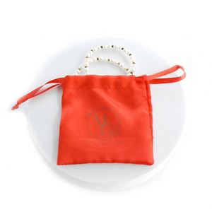 Sacs en tissu satiné à cordon pour bijoux haut de gamme, sérigraphiés, personnalisables, vente chaude en usine, pour lingerie - Product Image 4
