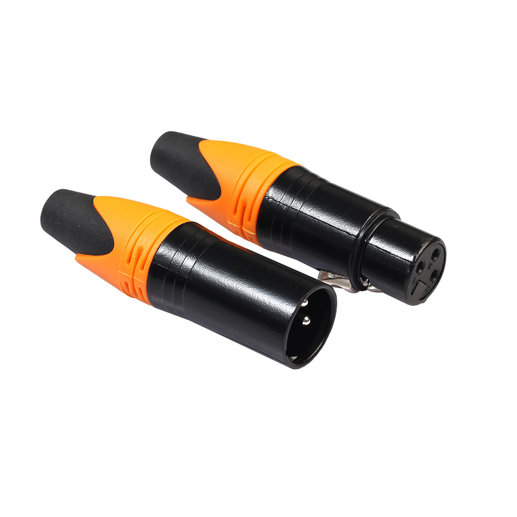 3 Connecteurs XLR 3 Broches Mâle Sur Châssis - Uxcell Adaptateur Audio - Neuf