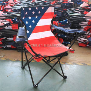 ओम कारखाने पोर्टेबल फोल्डेबल आउटडोर फर्नीचर स्टार-स्पैंगलेडस लोहे मछली पकड़ने समुद्र तट शिविर कुर्सी - Product Image 4