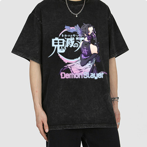 T-Shirt à manches courtes pour hommes, Streetwear, Harajuku, Hip Hop, surdimensionné, délavé, Anime Hunter X Hunter, graphique, été <span class=keywords><strong>2023</strong></span> - Product Image 2