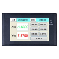 Écran tactile industriel numérique DD-200 de 4,3 pouces pour inclinomètre, capteur d'inclinaison, RS485 Modbus IP65