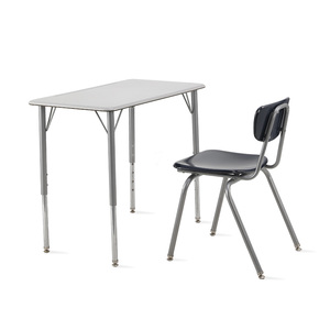 Meubles de bureau rectangulaires pour étudiants, chaise de bureau, bureaux pour salles de réunion, table d'ordinateur à hauteur réglable - Product Image 2