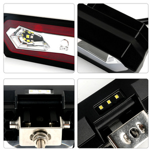 Luz de Freno Trasera Universal de 50W y Tres Colores para UTV y ATV, Luz de Persecución LED Roja para Jeep, Camión, Pickup, Todoterreno y Marcha Atrás - Product Image 5