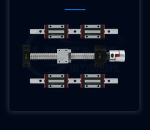 HLTNC 2pcs HGR20 400/860/1200MM Jeu de guides linéaires carrés + 3 vis à billes SFU1605-350/800/1120mm Vis à billes BKBF12 + DSG16H - Product Image 6