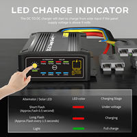 Cargador Inalámbrico para Auto Todo en Uno con Conexión para Tarjeta SIM para Uso en RV, Embarcaciones y Zonas Aisladas - USB y Monitoreo de Voltaje
