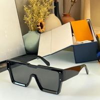 Lunettes de soleil tendance 2026, style vintage, monture carrée intégrale, surdimensionnées, colorées, verres polarisés dégradés UV400, transparentes en PC