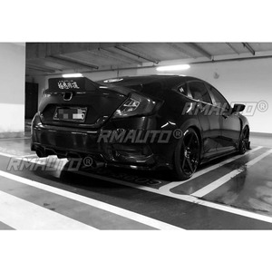 สำหรับ Honda Civic 2016-2019 ชุดแต่งกันชนหน้า สปลิตเตอร์ดิฟฟิวเซอร์ ชุดแต่งตัวถังรถยนต์ ฝาครอบป้องกันกันชน อุปกรณ์ตกแต่งรถยนต์ - Product Image 4