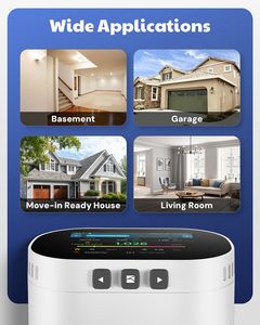 <span class=keywords><strong>Detector</strong></span> de Radônio com Câmara de Ionização, Sensor de Alarme de Íons Pulsados, Monitor de Qualidade do Ar Residencial com Display LCD Inteligente - Product Image 4