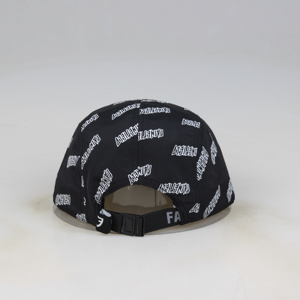 Sombrero de <span class=keywords><strong>Camper</strong></span> para correr de cinco paneles para <span class=keywords><strong>hombre</strong></span>, correa de sublimación personalizada, precio de fábrica barato, patrón de letras de tela de rizo común - Product Image 5