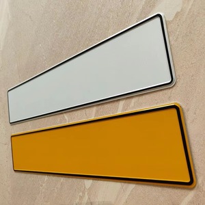 Film réfléchissant pour panneaux routiers européens, plaque d'immatriculation vierge, support de plaque d'immatriculation en aluminium pour voiture - Product Image 4
