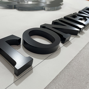 Tablero de señalización acrílico cortado con láser de Color negro, letras de pared de oficina para decoración y publicidad para aplicaciones de automóviles - Product Image 6