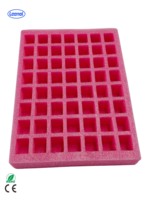 Feuille de mousse EVA antistatique Leenol en gros, découpe sur mesure, mousse d'emballage conductrice antistatique, insert antichoc, mousse de découpe