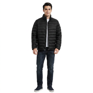Custom Made Men's NylonPolyester Puffer Jackets Stand Collar High Street Style Wholesale <b>Kids</b> <b>Bubble</b> Puffer Jackets - Product Image 1