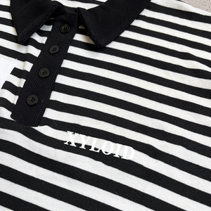 Vêtements d'été personnalisés pour hommes, chemises décontractées slim fit, 210g, 100% coton, rayées, manches courtes, boutons, design rayé, polo - Product Image 5