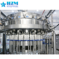 Máquina Automática para Llenado de Bebidas Carbonatadas, Máquina Embotelladora de Refrescos y Agua Carbonatada 3 en 1