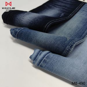 8 + 8*12 tela vaquera elástica tejida azul + 95/2/3 algodón/poliéster/Spandex 8 + 8*12 tela vaquera elástica tejida azul - Product Image 5