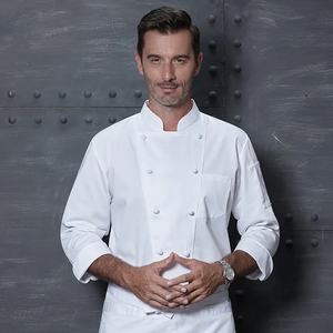 China Factory Direct Customized <strong>Chef</strong> Clothes <strong>Chef</strong> <strong>Uniform</strong> Custom <strong>Chef</strong> Jacket for <strong>Kitchen</strong> Staff <strong>Uniforms</strong> Manufacturer Wholesale - Product Image 2