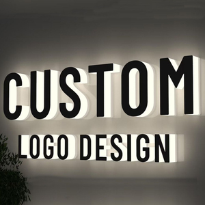 नए आगमन लक्जरी कस्टम गुलाब सोने के धातु के लोगो पत्रों के संकेत दिए गए व्यापार बाहरी संकेत - Product Image 6