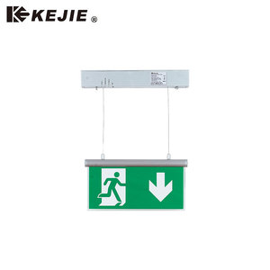 Trung Quốc Top Sạc An Toàn Cháy Thoát Dấu Hiệu Đèn Trong Nhà PC Vật Liệu Màu Xanh Lá Cây Thoát Combo LED Khẩn Cấp Ánh Sáng - Product Image 4