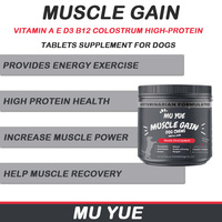 Poudre de supplément protéiné pour chiens OEM favorisant la récupération, l'entraînement, l'exercice et le gain musculaire – Supplément Bully Boost pour chiens