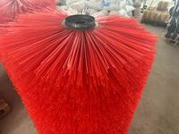 Brosse à rouleaux incurvée du fabricant, vente chaude, balai principal en poly pour balayeuse Johnston 3000/4000