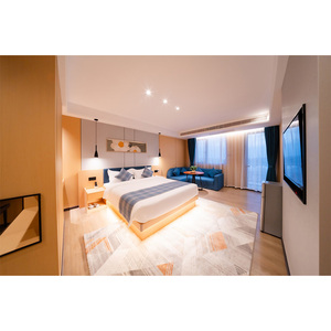 Ensemble complet de meubles de chambre à coucher sur mesure en gros, pour lits simples, doubles, queen et king size, pour hôtels modernes 5 étoiles - Product Image 4