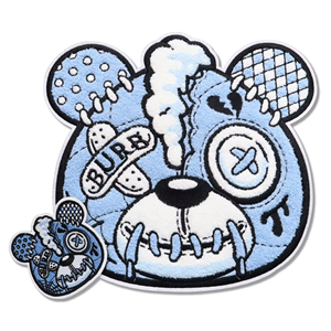 Campione gratuito personalizzato orso patch ricamo Logo ferro su orso toppe cucire su ricamo personalizzato - Product Image 4