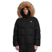 Veste en duvet réversible pour homme personnalisée, durable, luxueuse, légère et chaude, nouvelle veste épaisse pour l'hiver