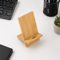 Support de téléphone en bois, support de téléphone portable en bois pour bureau, support d'iPad en bois pour affichage