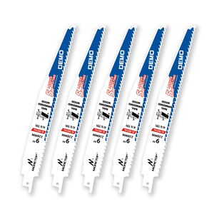 Lame de scie sabre bi-métal 9 pouces (228 mm) 4-6TPI pour démolition rapide du bois et des clous, pas variable, remplacement OEM en vrac - Product Image 1