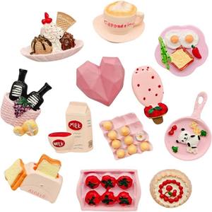 Meilleures ventes autocollants magnétiques pour réfrigérateur <span class=keywords><strong>Simulation</strong></span> de nourriture Jouer Légumes Résine Accessoires Diy Décorations - Product Image 2