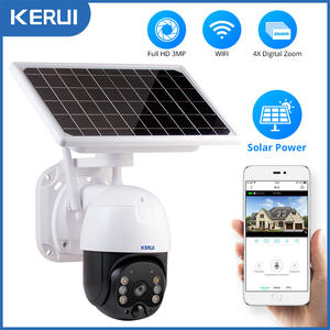 KERUI ICSee HD kablosuz güneş WiFi kamera açık güvenlik gözetim kamera CCTV akıllı ev PIR hareket algılama kam - Product Image 2