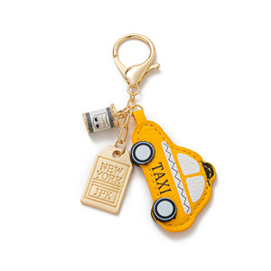 Superventas: Nuevo Llavero de Cuero de Doble Cara con Diseño de Taxi de Nueva <span class=keywords><strong>York</strong></span>, Ideal como Colgante para Bolso, Cartera o Sombrilla - Product Image 5
