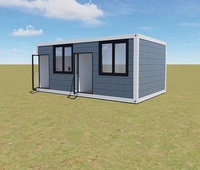 Finesse prix minuscule maison moderne Structure en acier économique 20 pieds luxe détachable bureau extérieur Portable préfabriqué conteneur maison